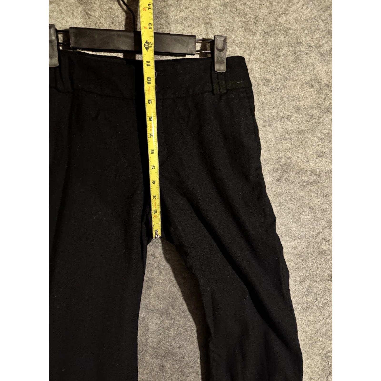 Banana Republic VINTAGE Banana Republic Martin-Fit Pants Womens Size 4 Stretch Office Chic 2009 Elegant Black Wool Spandex Size 27" / US 4 / IT 40 - 4 Thumbnail