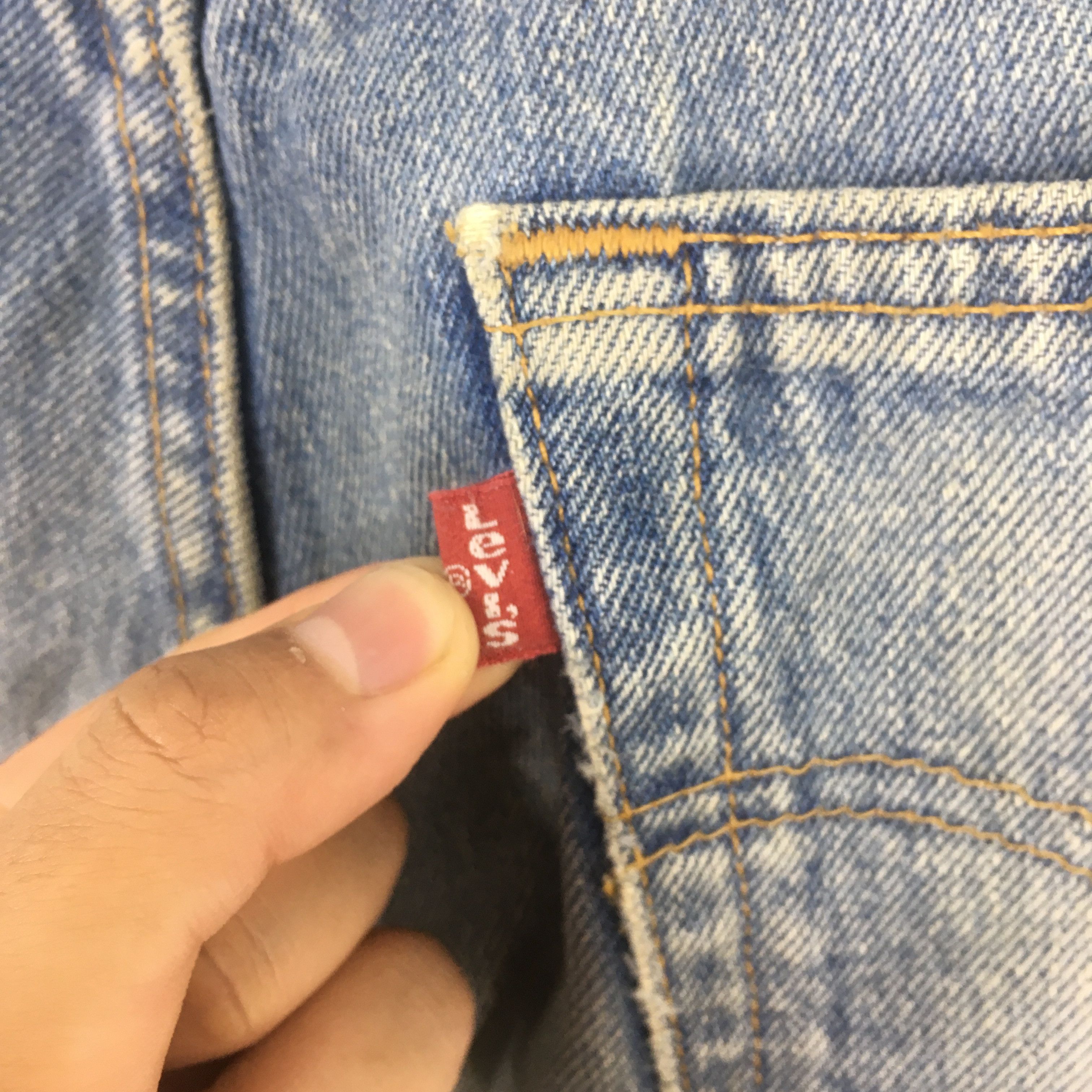Levi's Size 30x34.5 Vintage 90s Levi's 501 Faded Blue Jeans Size US 30 / EU 46 - 12 Thumbnail