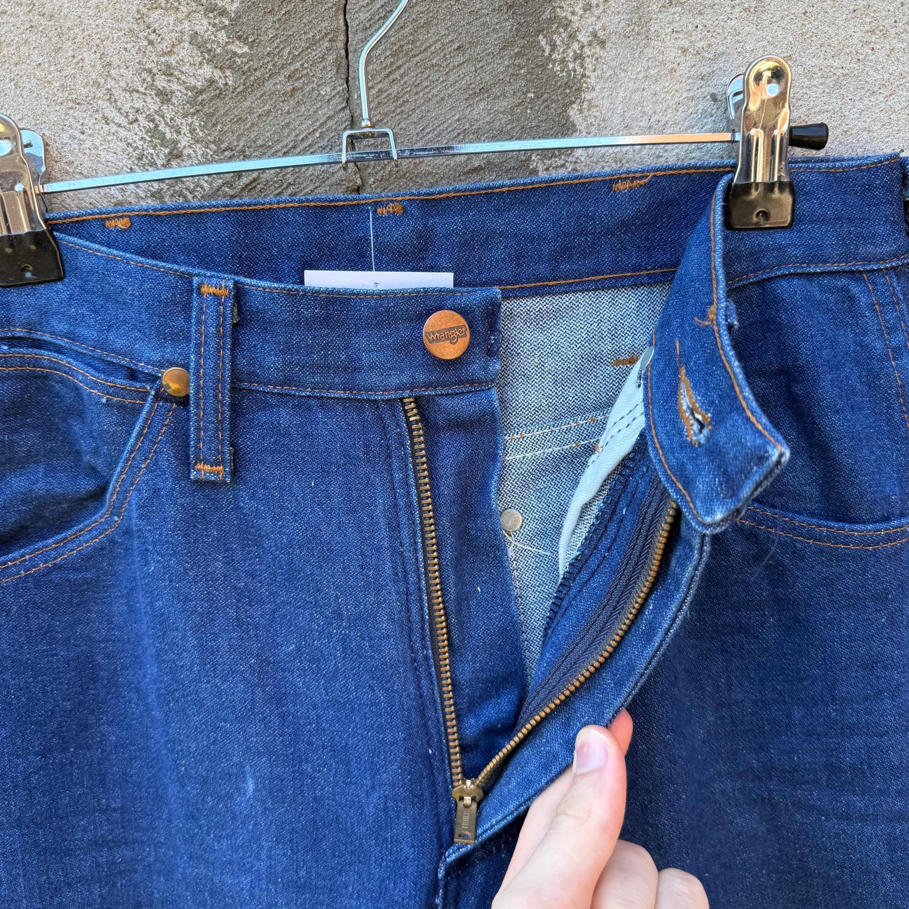 Vintage × Wrangler 90's Wrangler Dark Denim Jeans Size US 28 / EU 44 - 8 Thumbnail