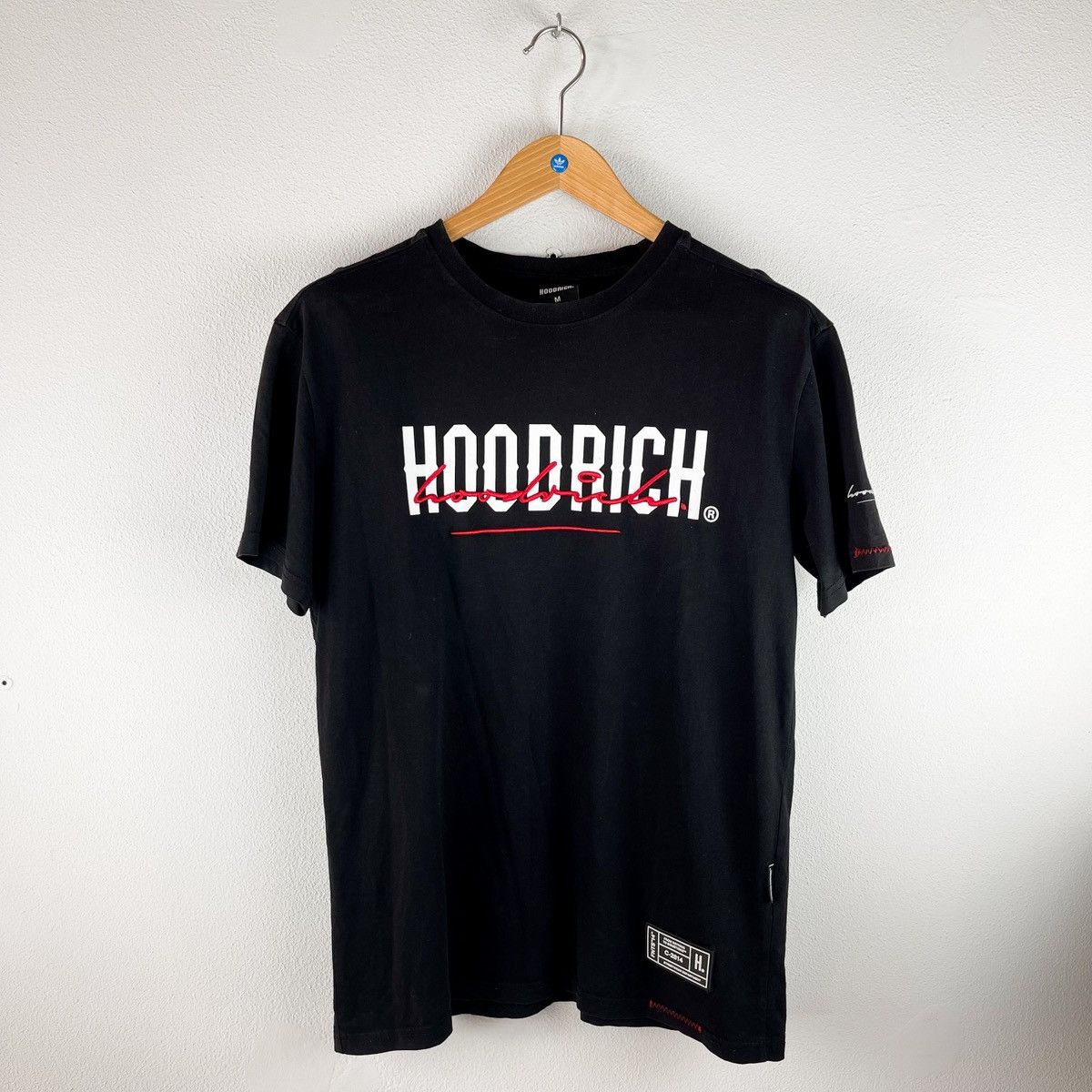 Vintage HOODRICH Black Short Sleeve T Shirt M Size US M / EU 48-50 / 2 - 1 Thumbnail