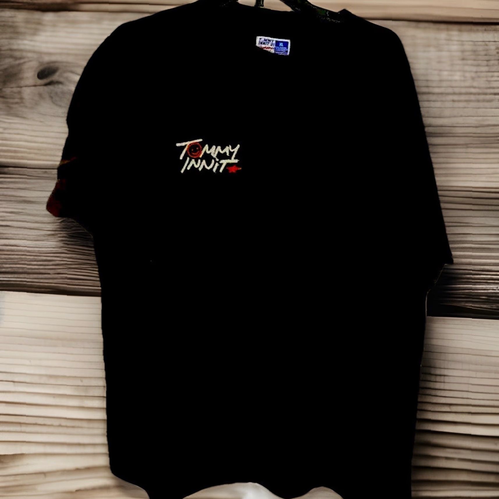 Vintage Revolt Tommy Innit Influential Pogchamp Black Graphic Shirt XL Men’s T-Shirt Size US XL / EU 56 / 4 - 2 Thumbnail