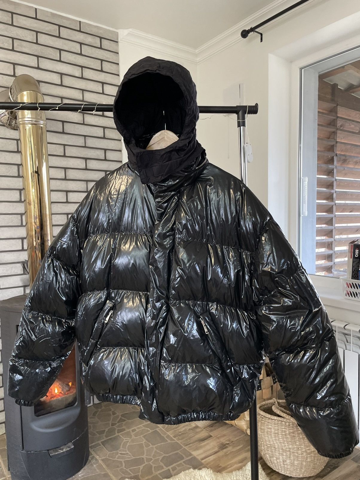 【期間限定】 Puffer Patent Winter Prada Vintage Prada Down 2018 FW Jacket ジャケット・アウター