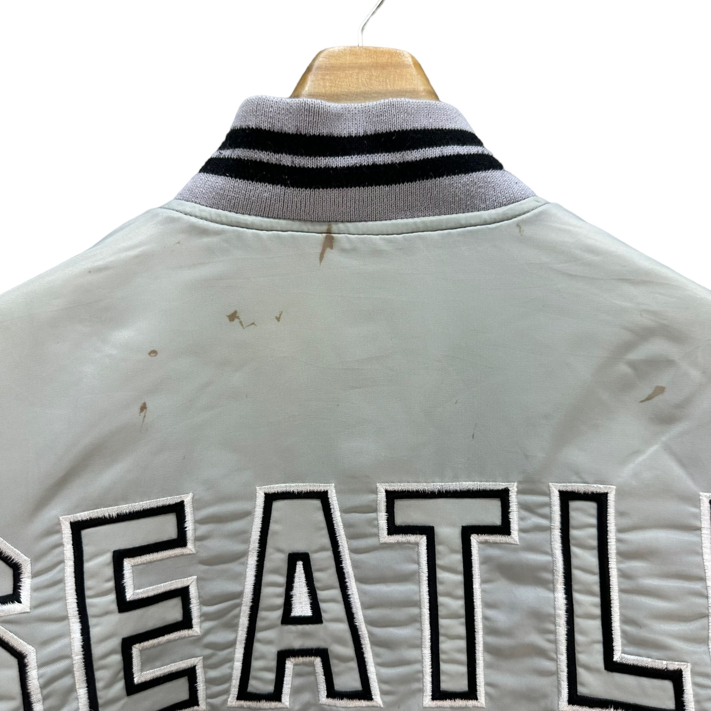 Vintage TRASHED🔥 SEATLE BIG LOGO COACH JACKET #8029-197 Size US L / EU 52-54 / 3 - 3 Thumbnail