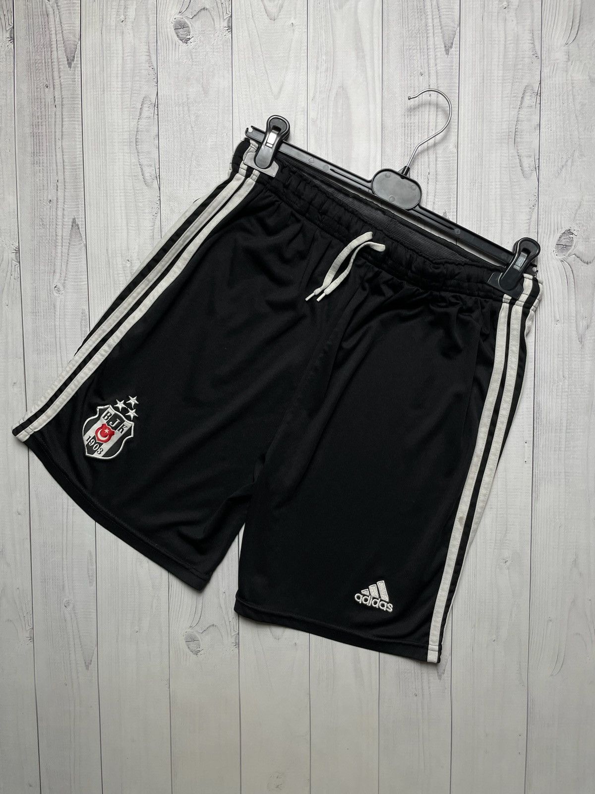 Vintage Vintage Besiktas adidas black shorts size M Size US 32 / EU 48 - 1 Thumbnail
