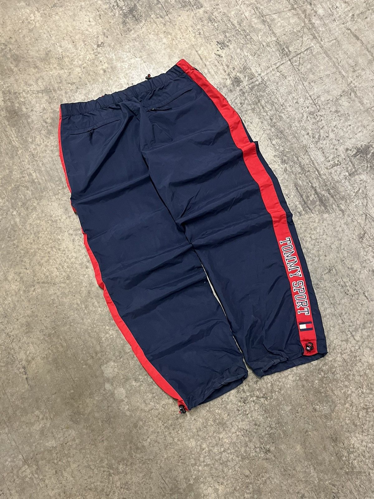 Tommy Hilfiger × Vintage Tommy Hilfiger vintage track pants baggy fit wide leg rare Size US 36 / EU 52 - 2 Thumbnail