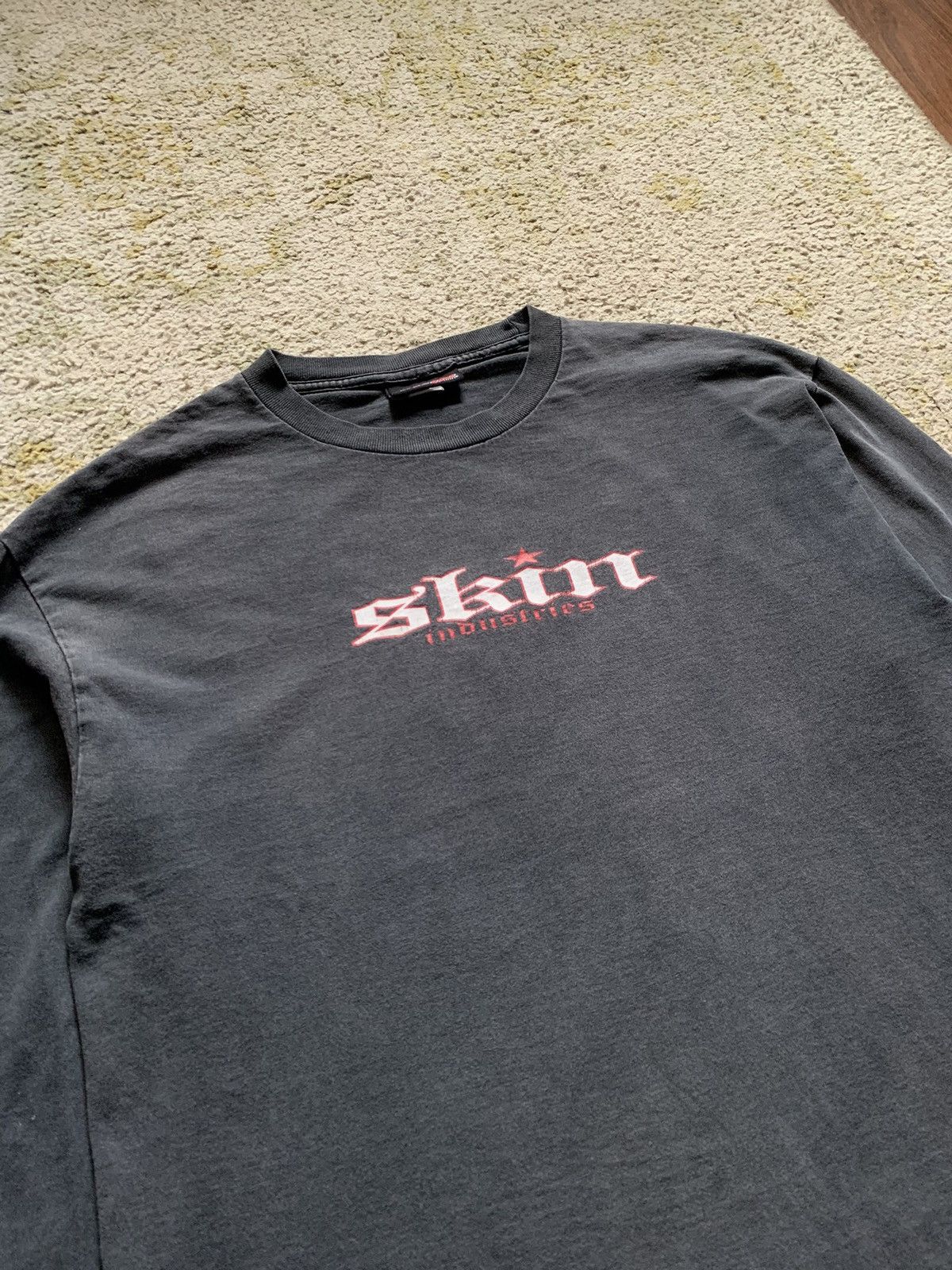 Sex Skateboards × Vintage Vintage 90’s Skin Industries Skate Long Sleeve Size US M / EU 48-50 / 2 - 5 Thumbnail