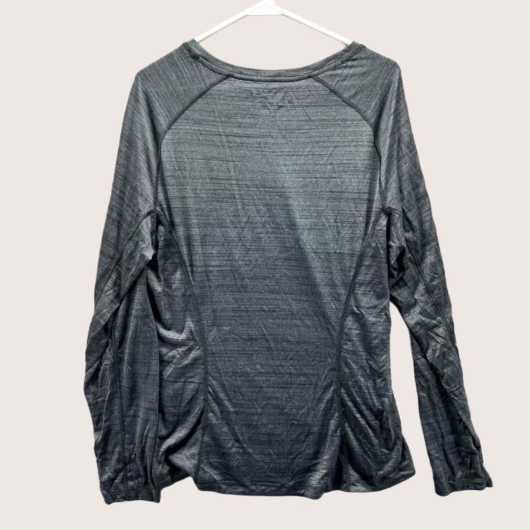 Vintage VINTAGE? No. Levelwear Verve Shirt Womens 2XL Gray Long Sleeve Polyester Lightweight Athletic Shirt Size XXL / US 16-18 / IT 52-54 - 1 Thumbnail