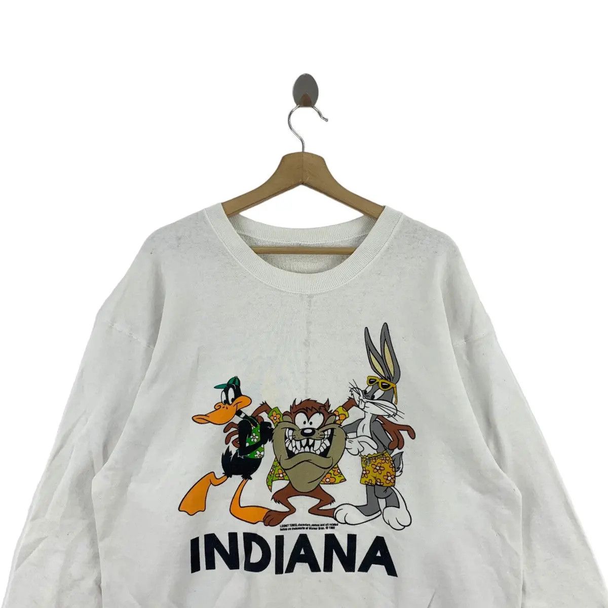 Warner Bros Vintage 1982 LOONEY TUNES TAZ Daffy Duck Bugs Bunny Size XL / US 12-14 / IT 48-50 - 3 Thumbnail