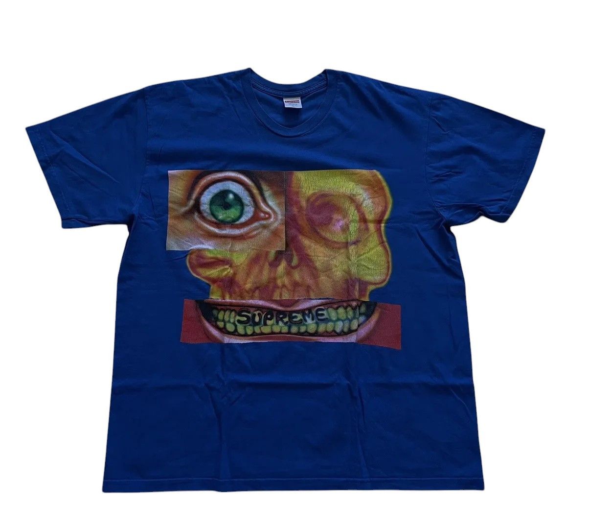 Supreme SUPREME 'FACE' TEE (ROYAL) Size US XL / EU 56 / 4 - 1 Thumbnail
