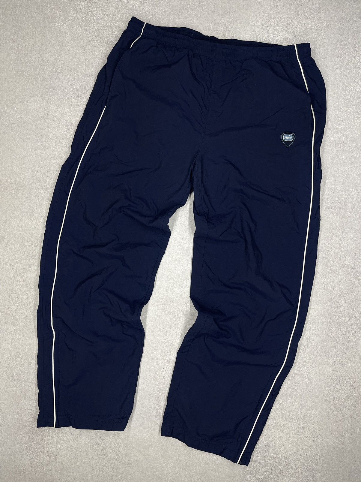 Vintage Nike Nylon Navy Sweatpants Dense Drill Y2K ACG TN