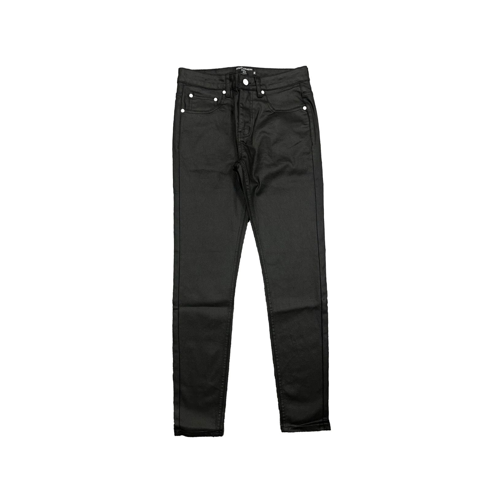 Other Mixed Emotions 'Blackout' Waxed Black Jeans Size US 38 / EU 54 - 1 Preview