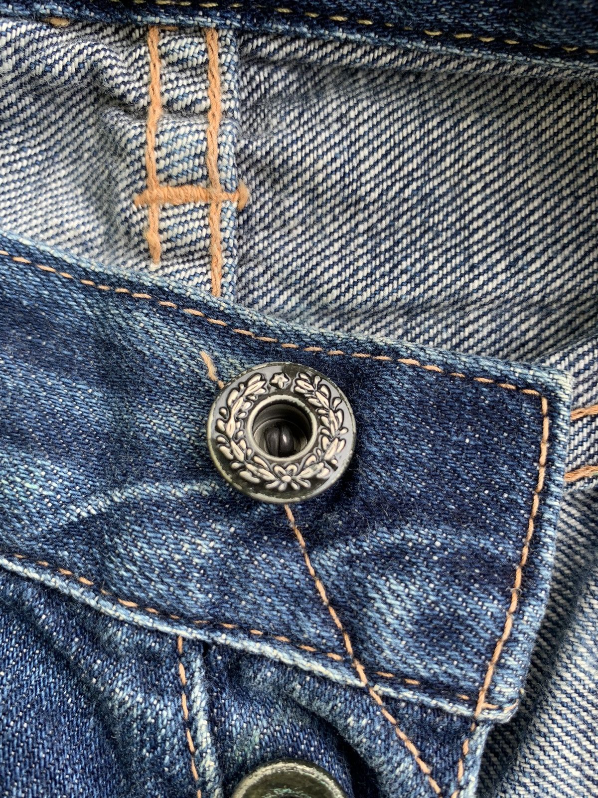Japanese Brand × Vintage Unknown Japanese Brand Selvedge Distressed Denim Size US 31 - 9 Thumbnail