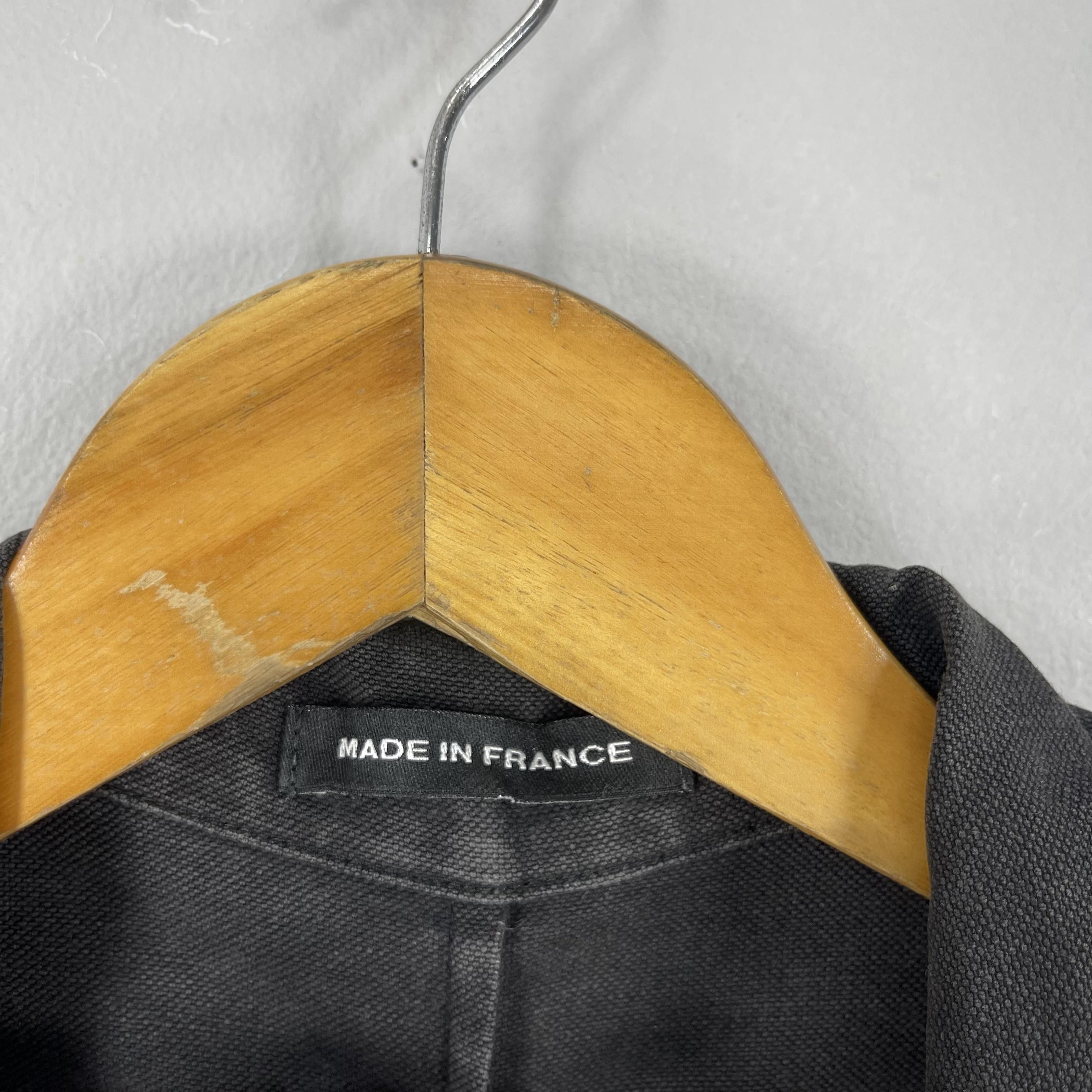 agnes b. Vintage AGNES B Denim Workers Distressed Jacket Size M / US 6-8 / IT 42-44 - 5 Thumbnail
