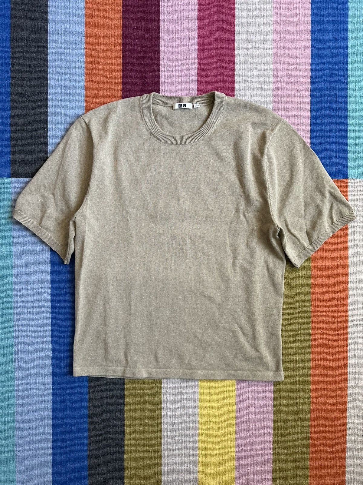 Uniqlo Uniqlo U Knit Short Sleeve Size US S / EU 44-46 / 1 - 1 Thumbnail