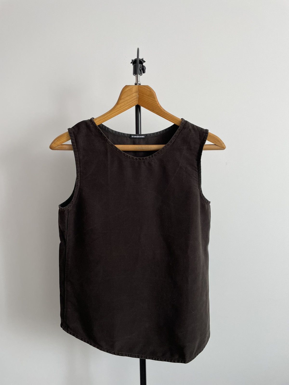 Japanese Brand SU SAN NE BO M MER Archive Shirt Asymmetric 100% Tencel RARE Size M / US 6-8 / IT 42-44 - 1 Thumbnail