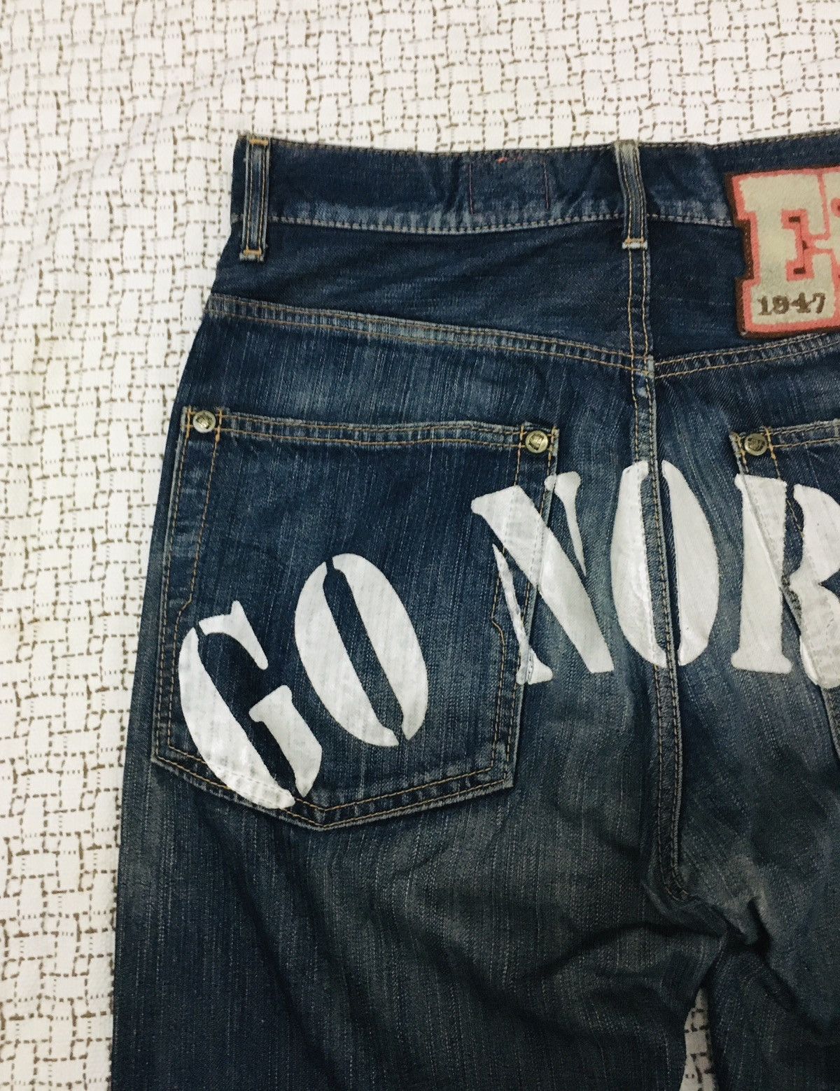 Edwin A06 Edwin Street Wear Distressed Jeans Size US 32 / EU 48 - 19 Thumbnail