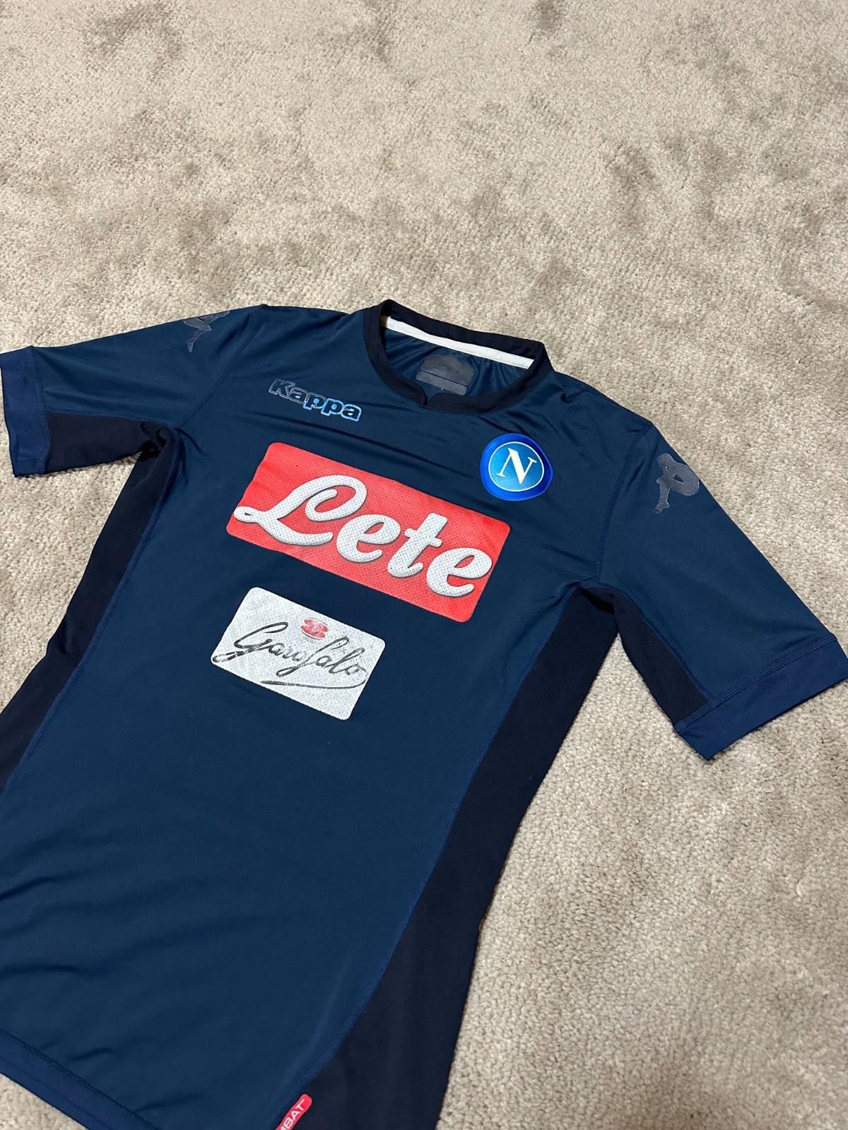 Kappa SSC NAPOLI 2017/18 THIRD FOOTBALL SHIRT KAPPA KOMBAT JERSEY Size US L / EU 52-54 / 3 - 2 Thumbnail
