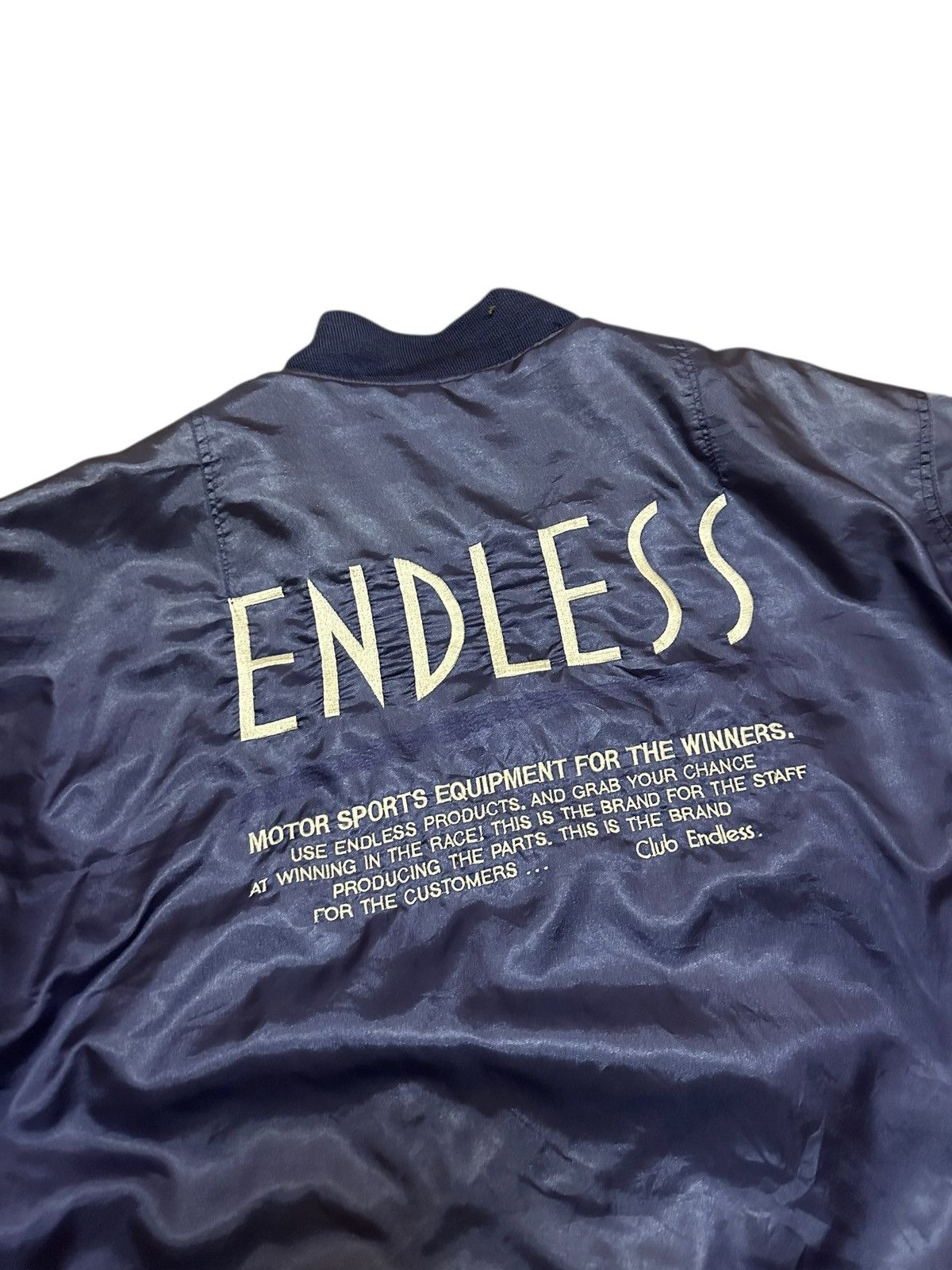 Endless Vintage Endless Motorsports Nylon Bomber Jacket Size US M / EU 48-50 / 2 - 5 Thumbnail