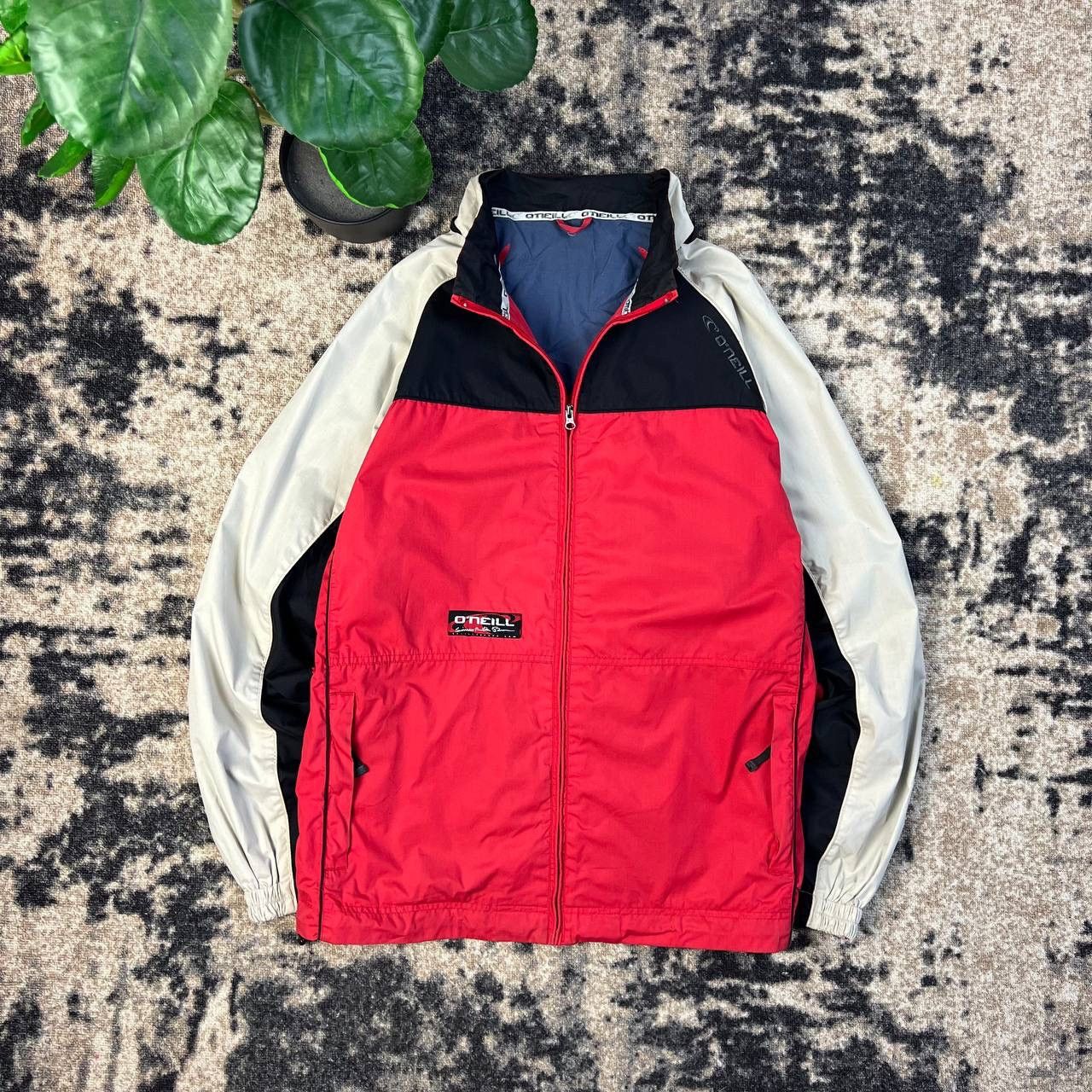 O'Neill Oneill Vintage Y2K Mini Logo Zip Up Jacket Surf Style Size US XL / EU 56 / 4 - 1 Thumbnail