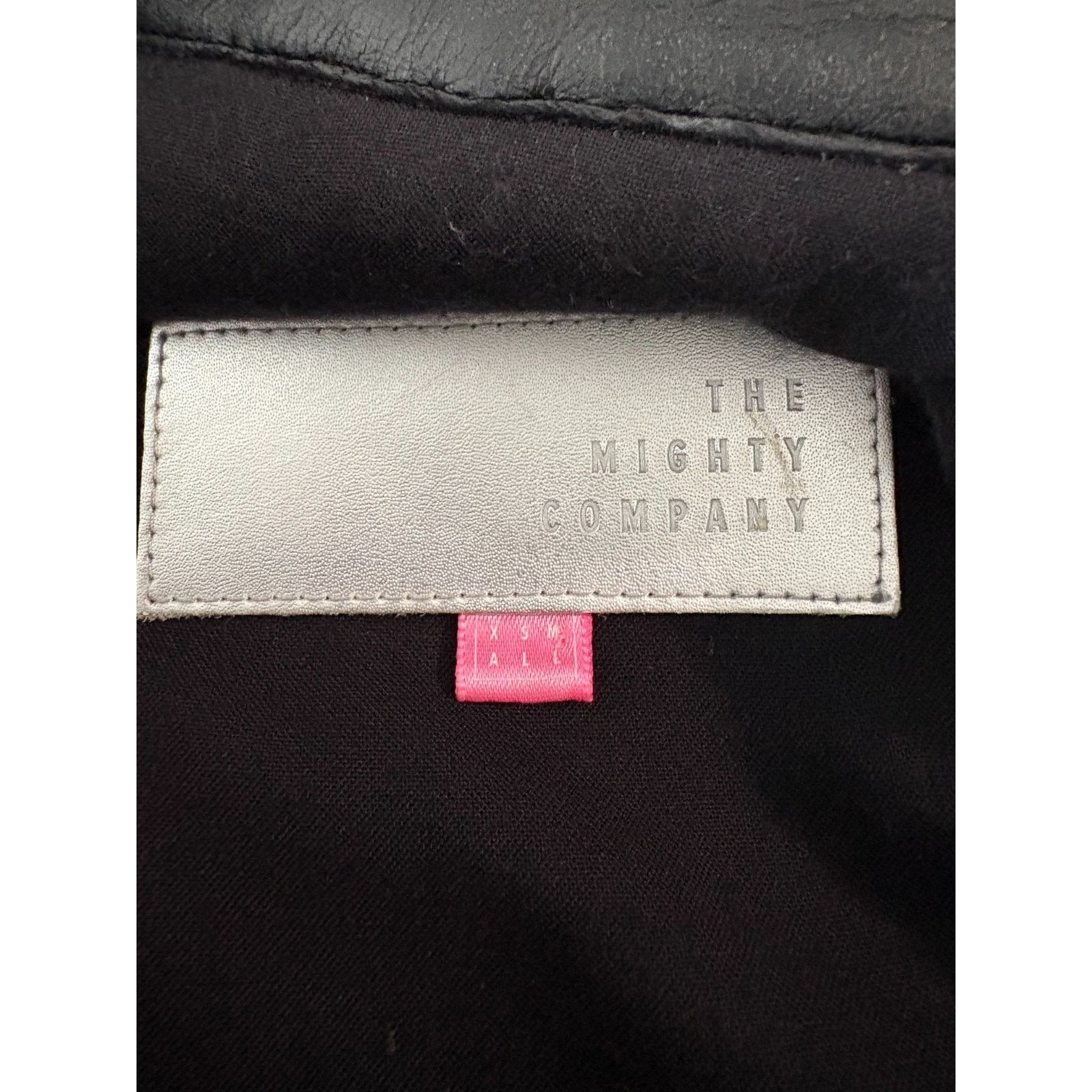 Other Handmade Black & White Shearling Moto Jacket Patent Leather Size XS / US 0-2 / IT 36-38 - 17 Thumbnail