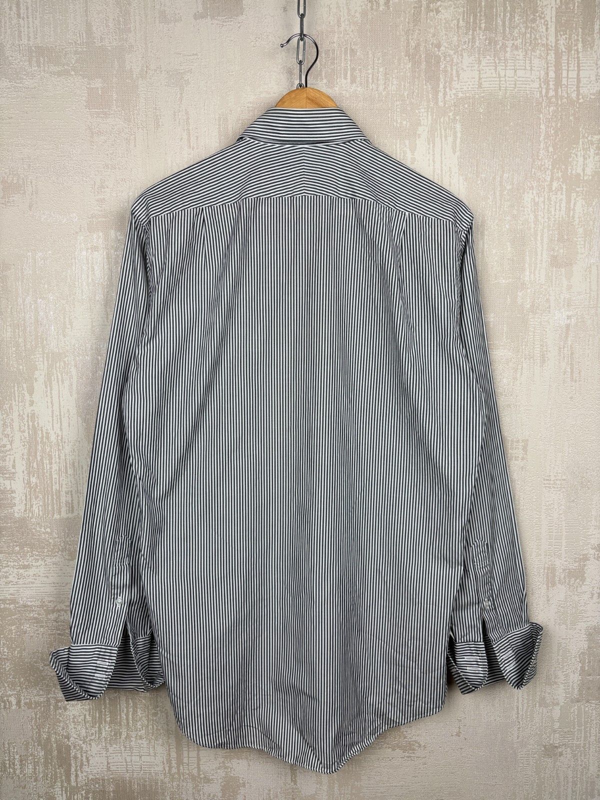 Gieves & Hawkes Gieves & Hawkes Savile Row French Cuff Striped Dress Shirt Size US S / EU 44-46 / 1 - 11 Thumbnail