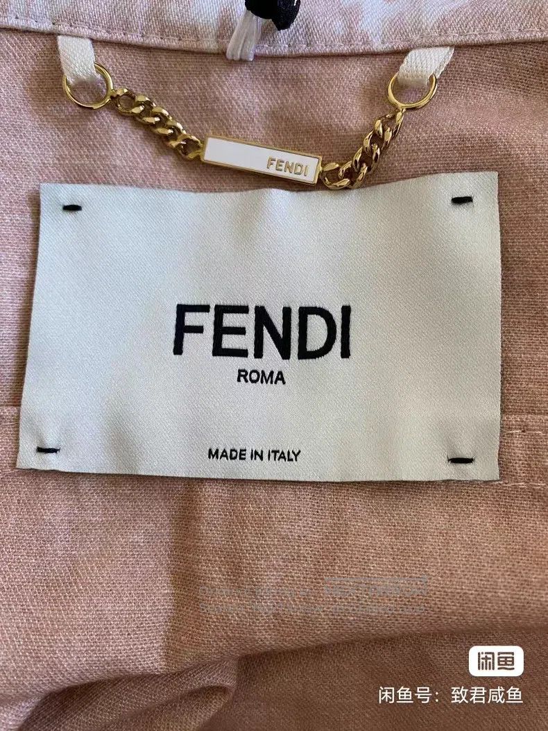 Fendi Fendi Printed Logo Short Sleeve Shirt Size XS / US 0-2 / IT 36-38 - 4 Thumbnail