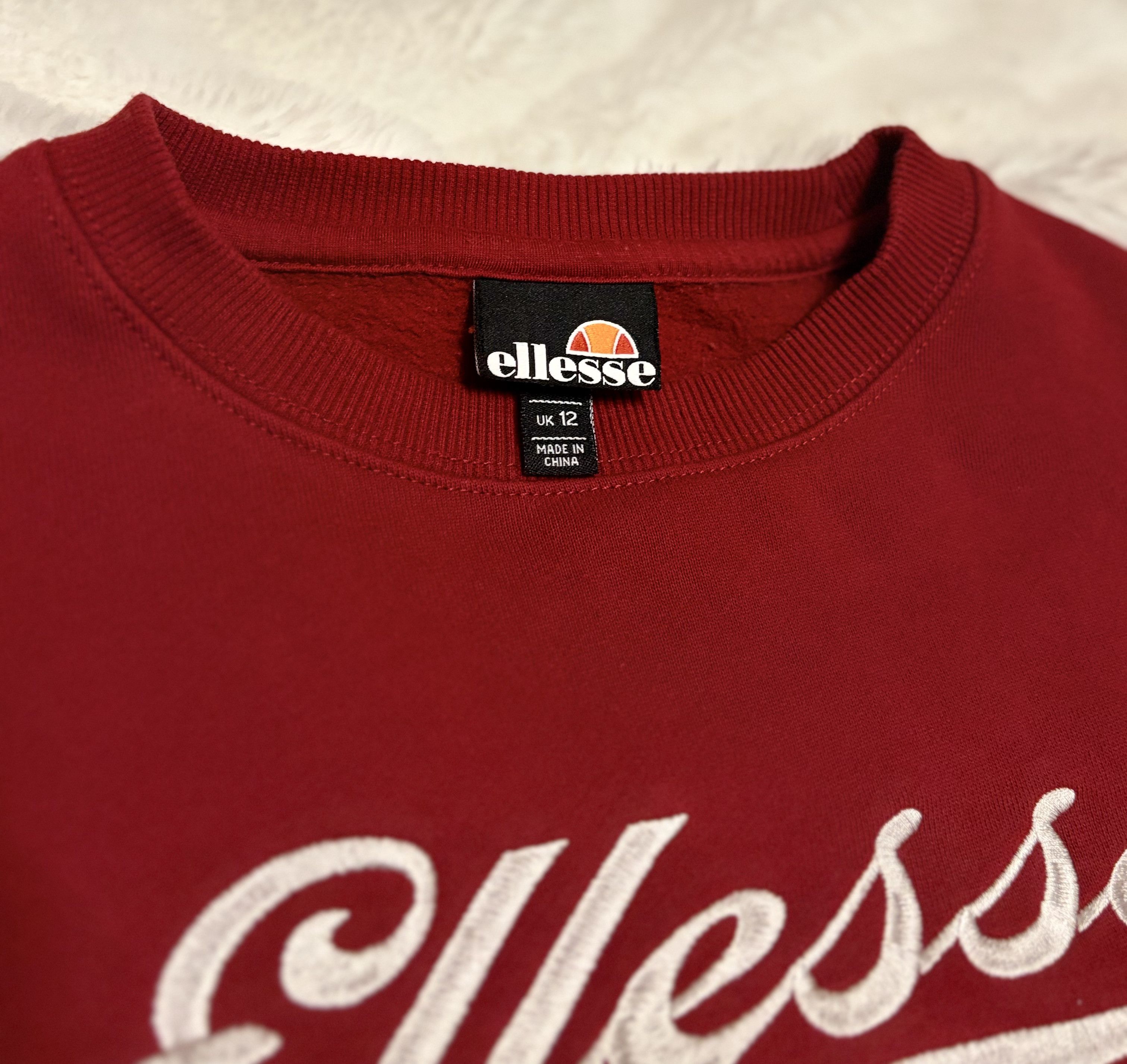 Ellesse Vintage Ellesse Red Logo Crewneck Sweatshirt Size S Size US S / EU 44-46 / 1 - 5 Thumbnail