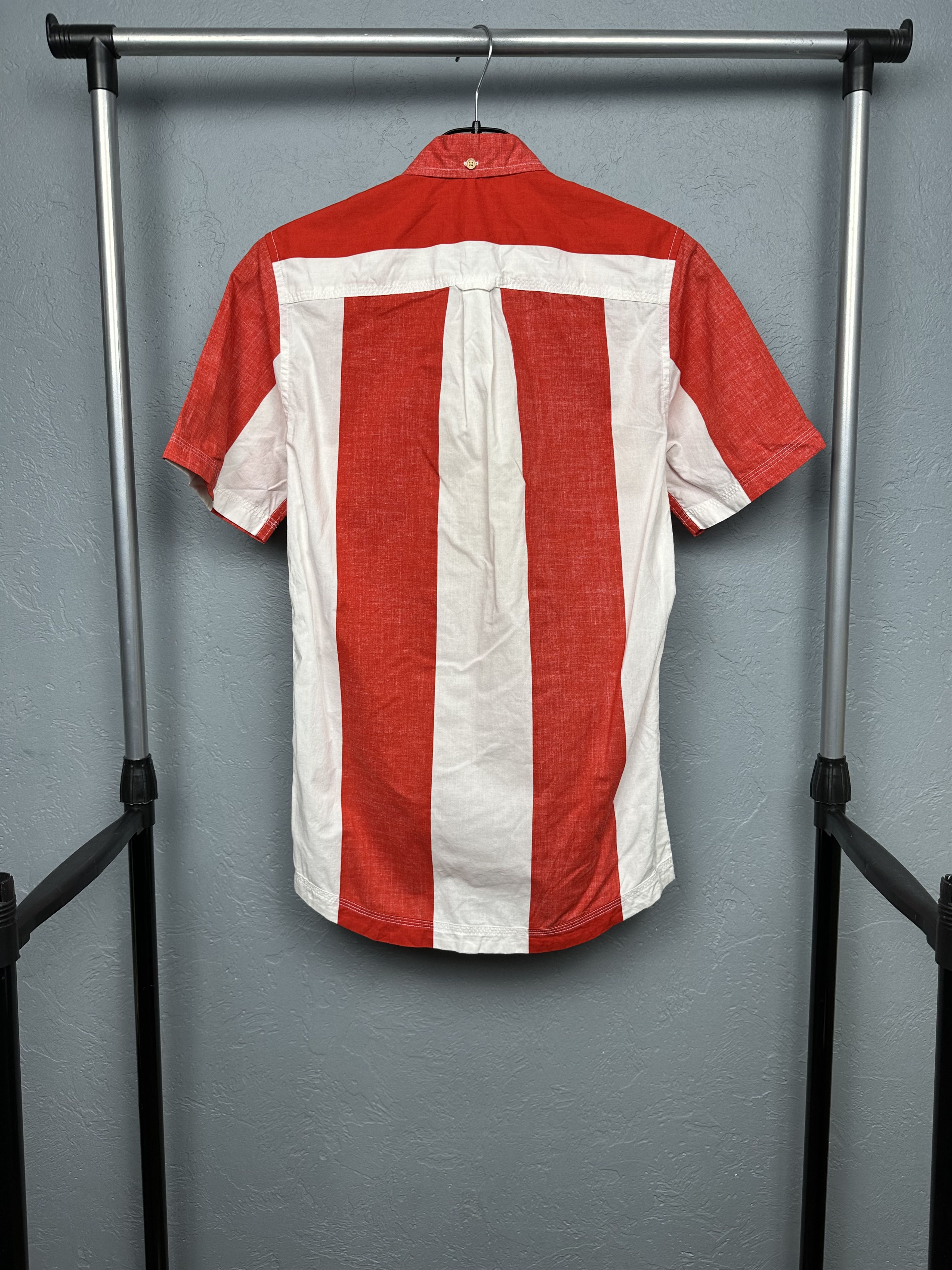 Fred Perry Fred Perry x South Sea Deckchairs Mens Short Sleeve Shirt Size US XS / EU 42 / 0 - 8 Thumbnail