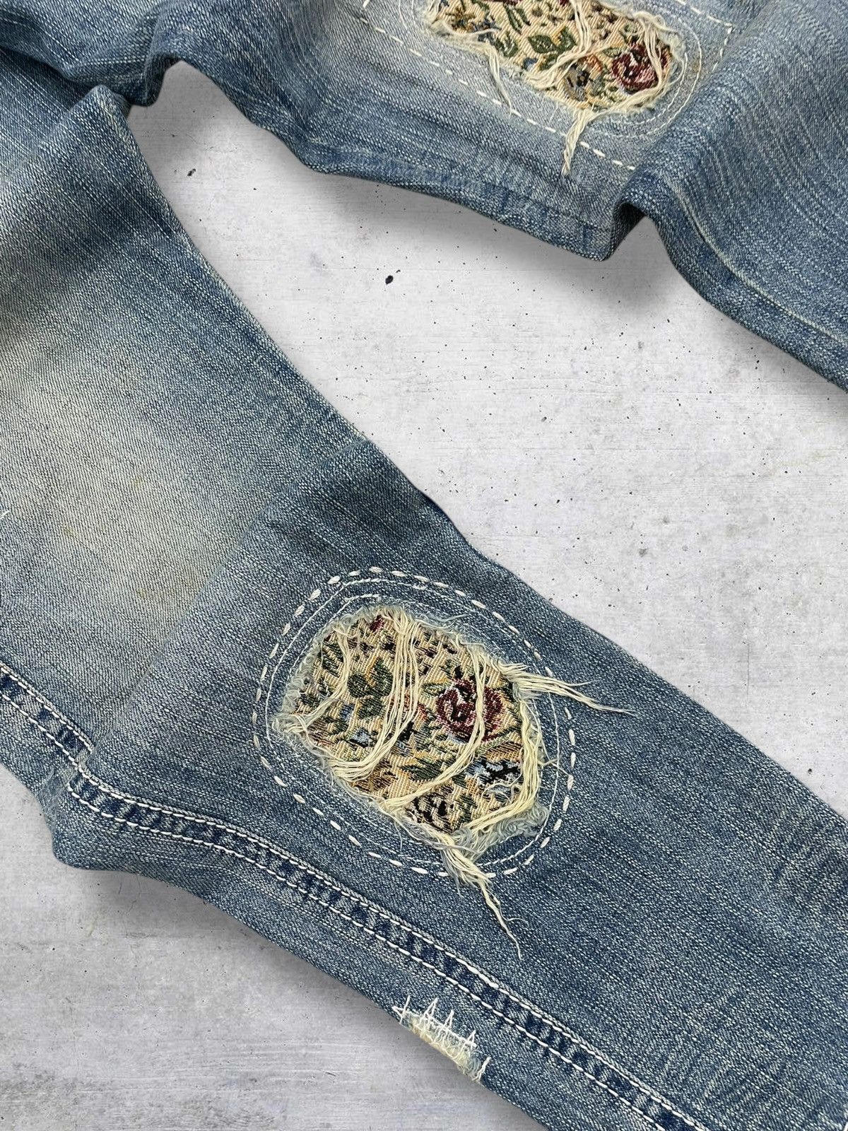 semanticdesign VINTAGE STITCH STUDIO OG JAPAN DESIGNER DOUBLE WAIST DENIM Size US 32 / EU 48 - 6 Thumbnail