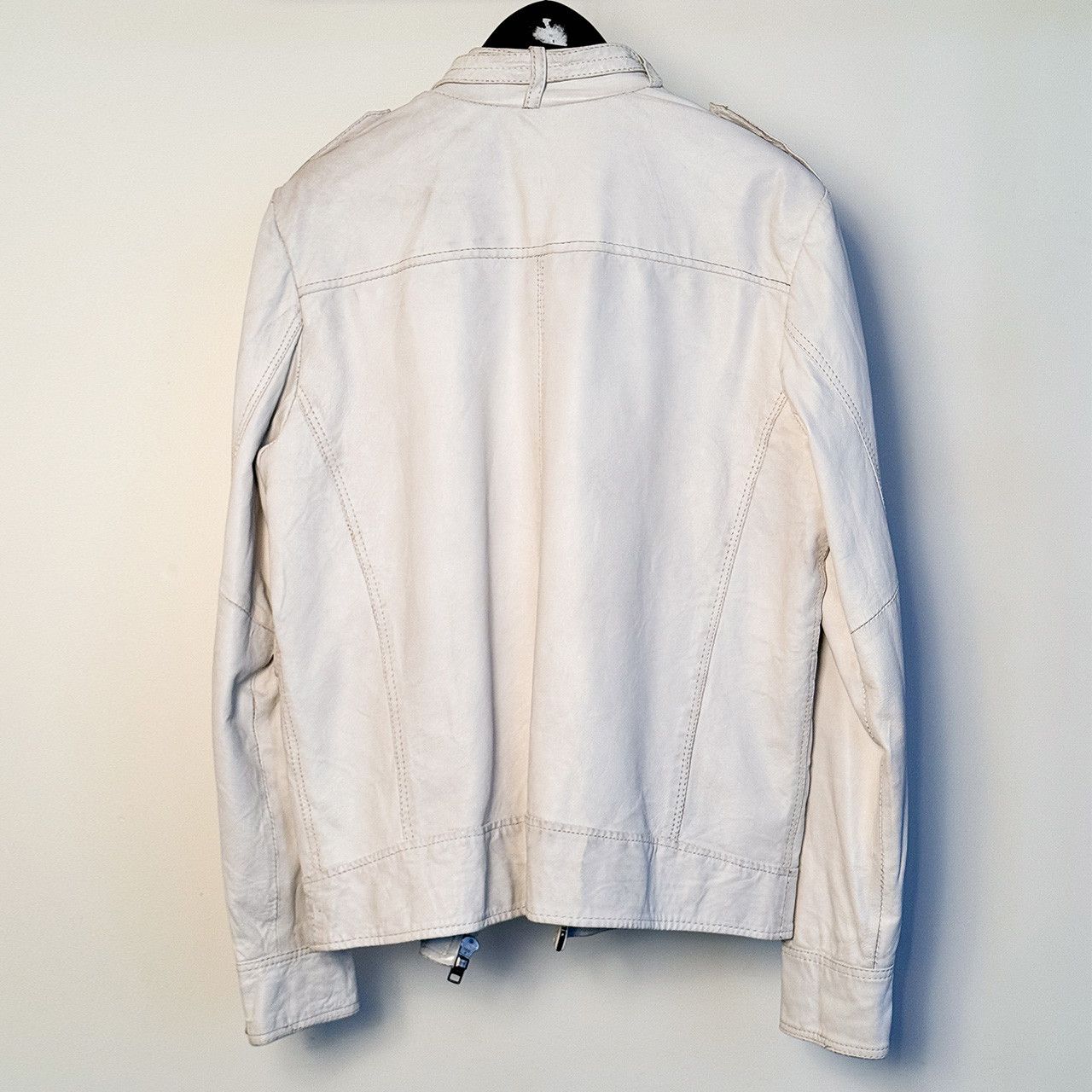 Other Politix vintage white leather jacket Size US XXL / EU 58 / 5 - 4 Thumbnail