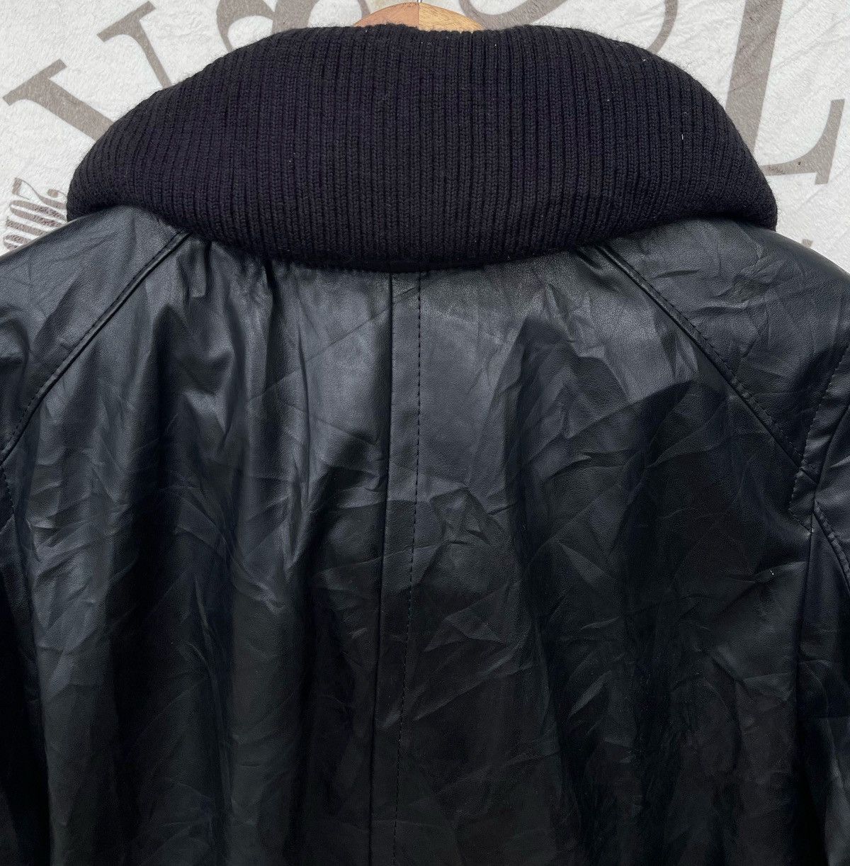 mercibeaucoup Mercibeaucoup by Issey Miyake Pu Leather Bomber Jacket Size M / US 6-8 / IT 42-44 - 15 Thumbnail