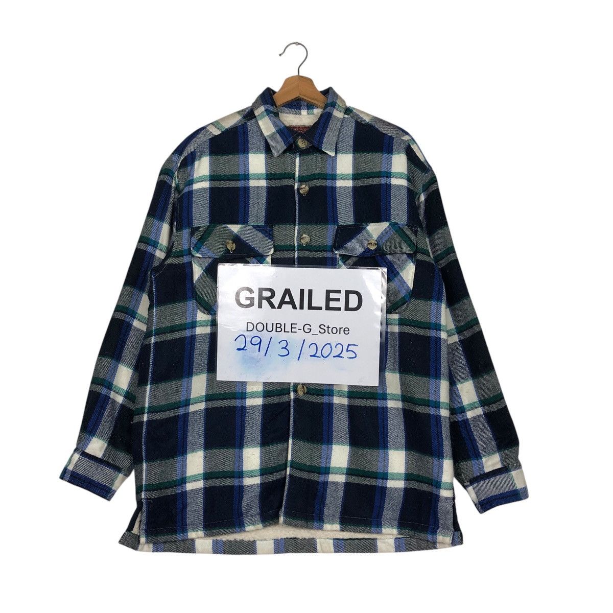 📌Vintage Chore Tartan Blanket Sophisticated Issey Miyake