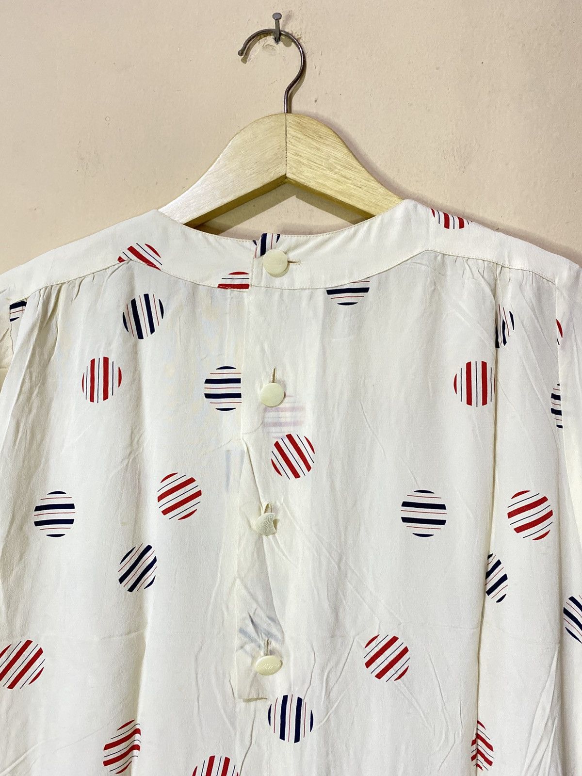 Celine 80s Vintage Celine Silk Dress Size S / US 4 / IT 40 - 9 Thumbnail