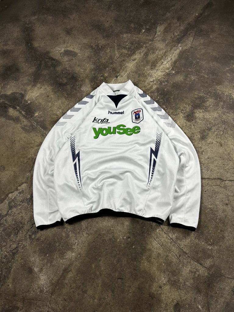 Hummel 00s Vintage Hummel Aarhus GF Soccer Football Longsleeve Size US XL / EU 56 / 4 - 1 Thumbnail