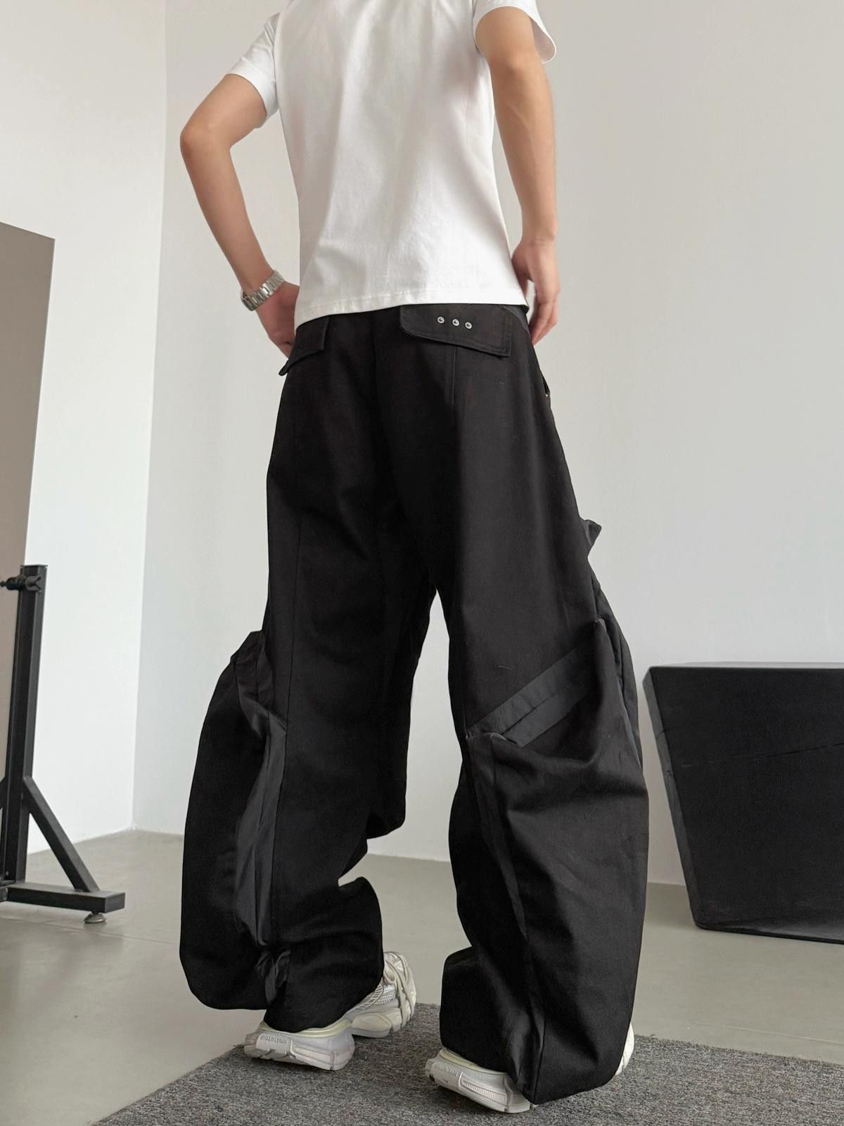 Athletic Baggy Cargo Ultra Wide Leg Sweatpants