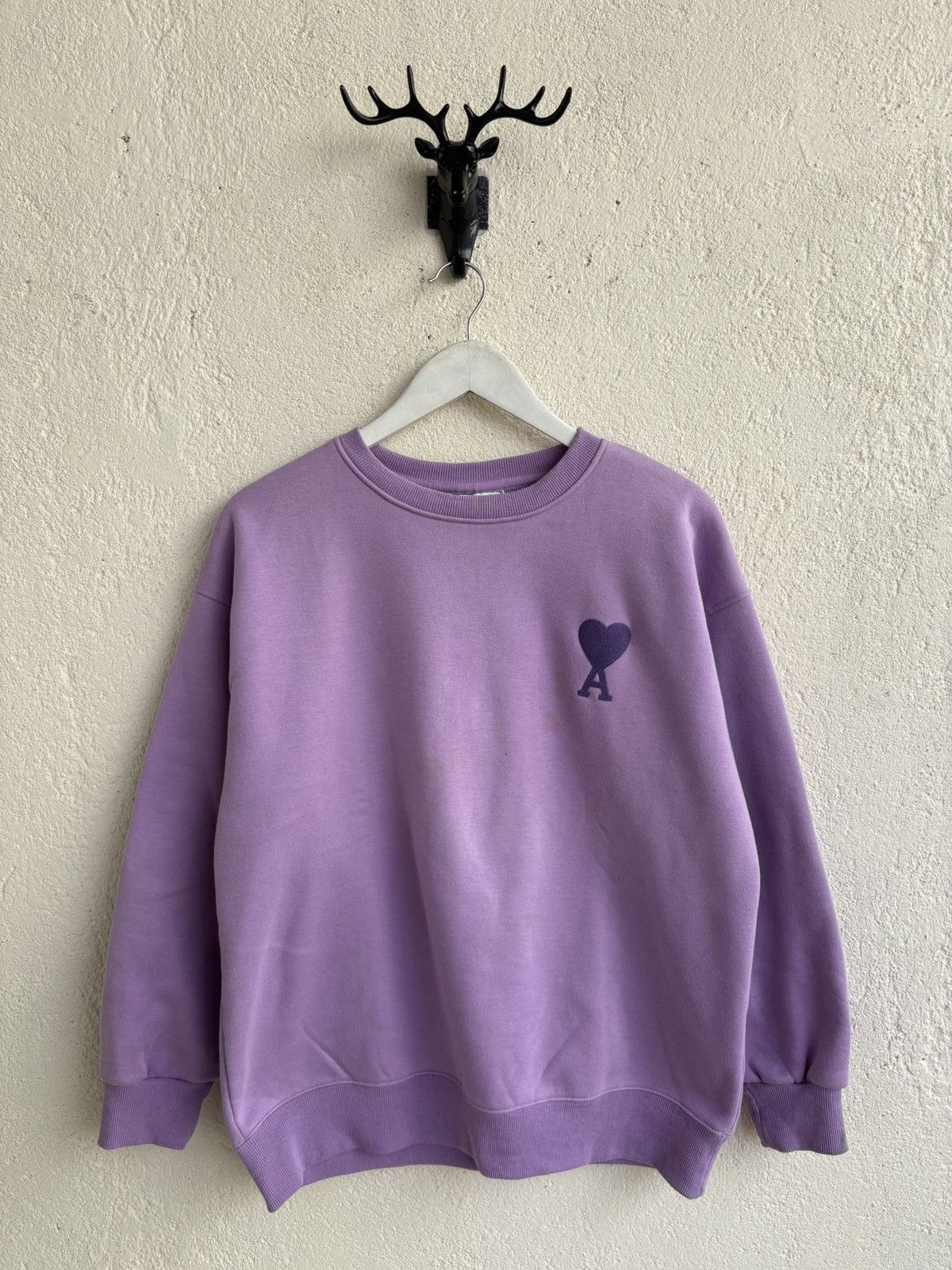 AMI Ami Paris Sweatshirt embroidery logo Size US L / EU 52-54 / 3 - 1 Thumbnail