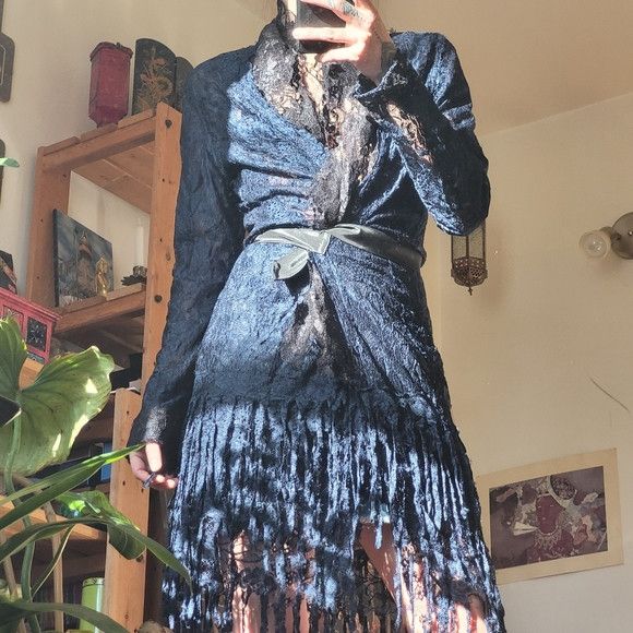 Marie Saint Pierre Maison Marie Saint Pierre Lace Waist Wrap Long Cardigan - 4 Size L / US 10 / IT 46 - 1 Thumbnail