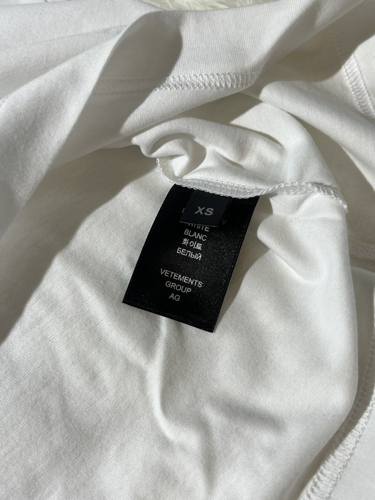 Vetements Vetements Double Unicorn White T Shirt Size US XS / EU 42 / 0 - 5 Thumbnail