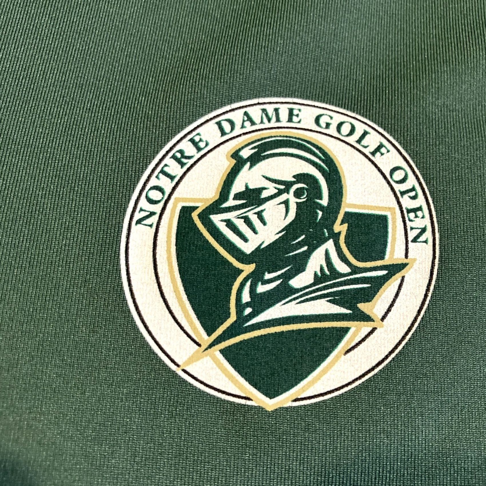 Vintage Sport Tek NOTRE DAME GOLF OPEN Green Quarter Zip Pullover XL Men Size US XL / EU 56 / 4 - 2 Thumbnail
