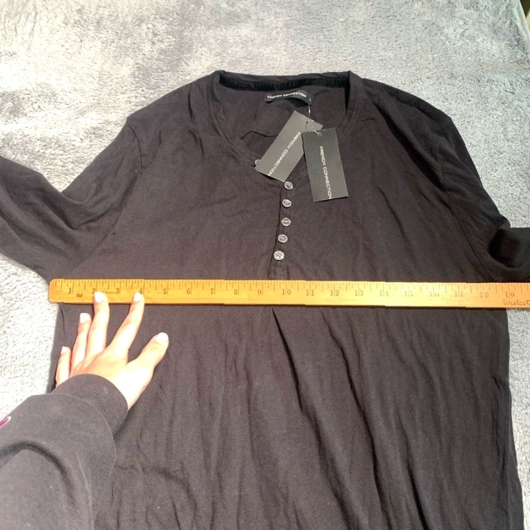 French Connection French Connection Black Long Sleeve Top L Regular Men Size Black Long Sleeve Top Size US L / EU 52-54 / 3 - 5 Thumbnail