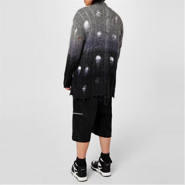 Off-White o1y0325 Cardigan in Grey/Navy Size US M / EU 48-50 / 2 - 4 Thumbnail
