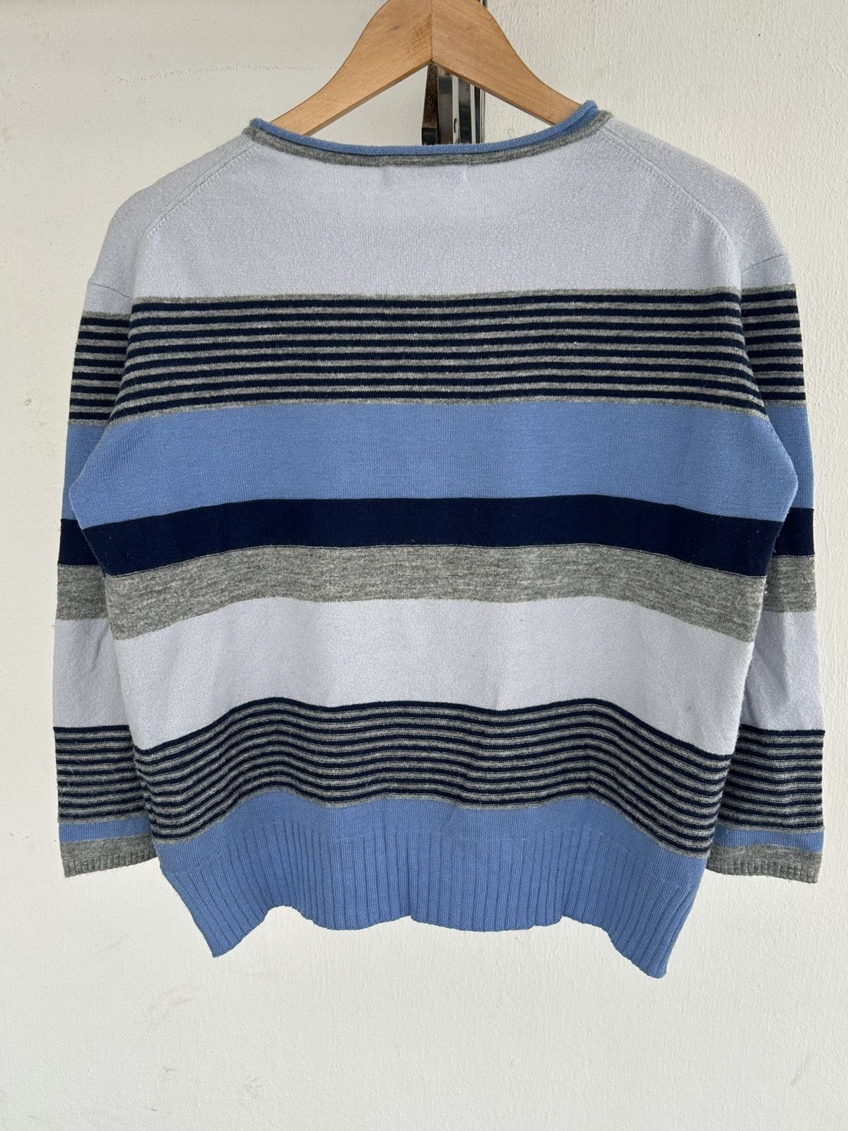 Japanese Brand Cest Moijeu Femme Knitwear Blue Sweat Size US M / EU 48-50 / 2 - 2 Thumbnail
