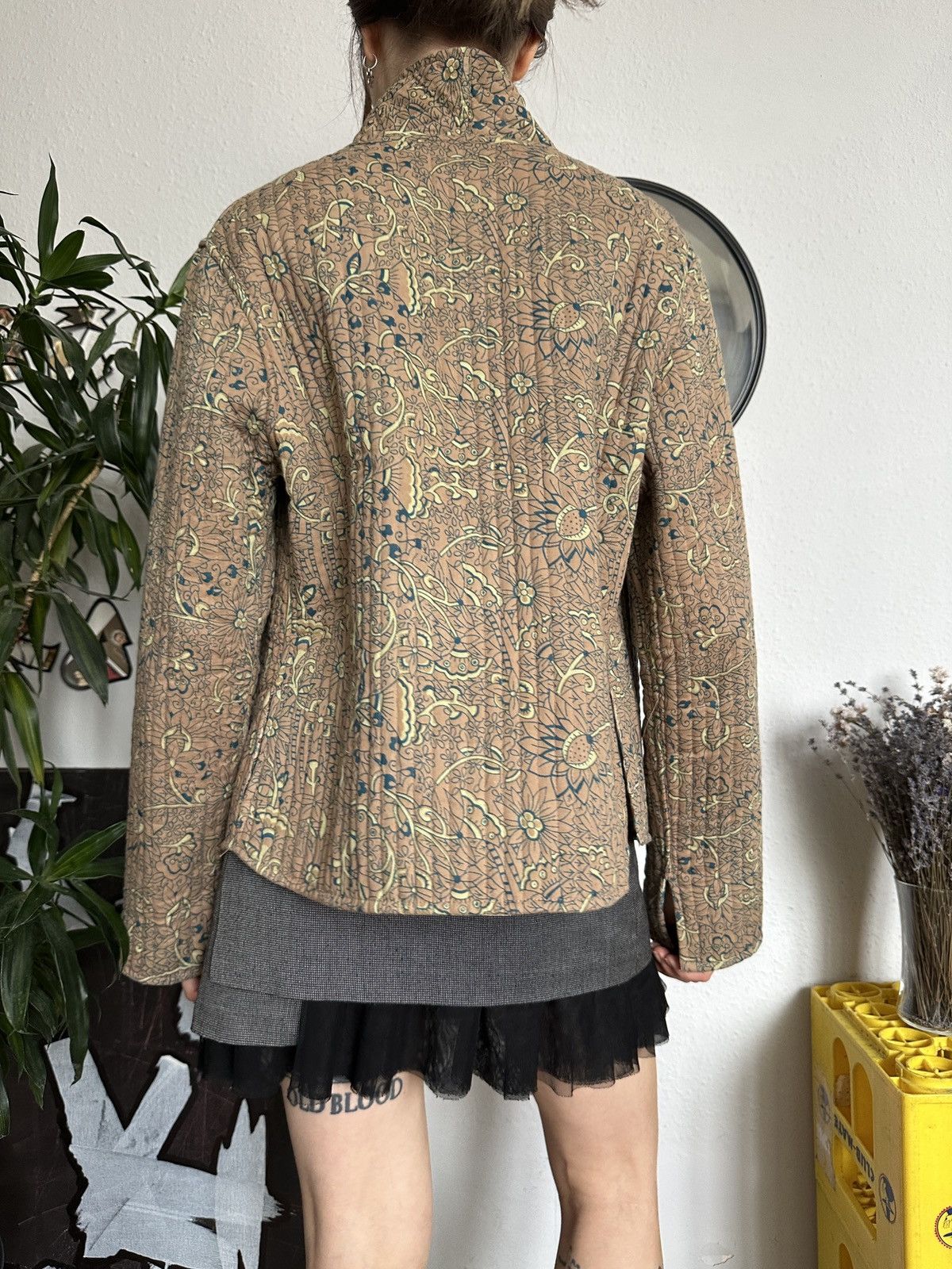 Japanese Brand × Seditionaries Reversible Quilted Asian Style 2 Side Floral Jacket Size ONE SIZE - 6 Thumbnail