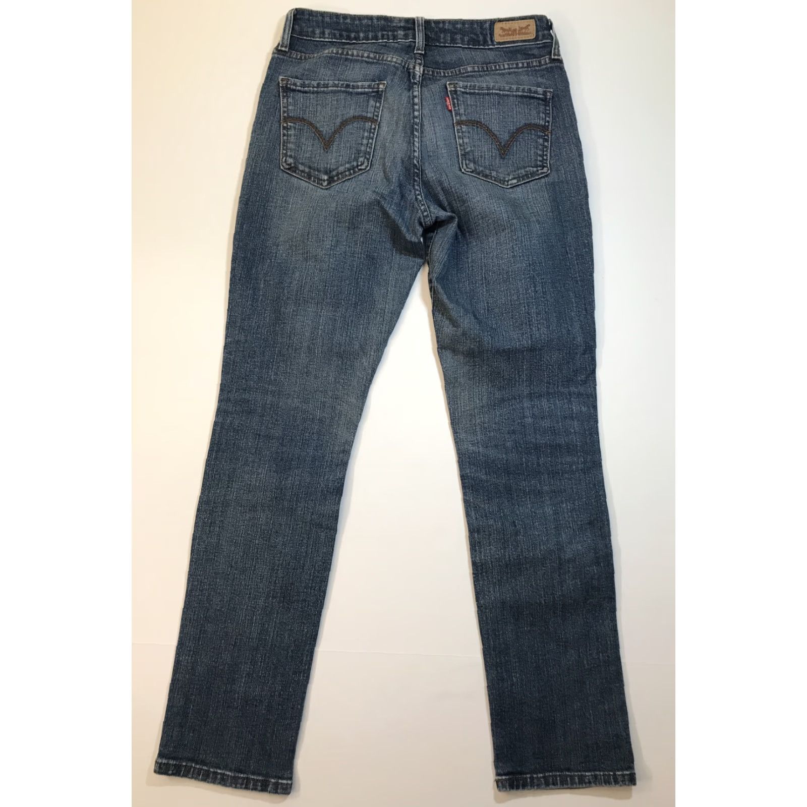 Levi's Levi's Mid Rise Skinny Jeans Womens 28x32 Blue Denim Medium Wash 90s Size 28" / US 6 / IT 42 - 5 Thumbnail