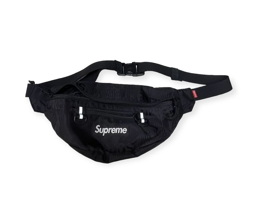 Supreme SUPREME WAIST BAG SS 19 BLACK | Grailed