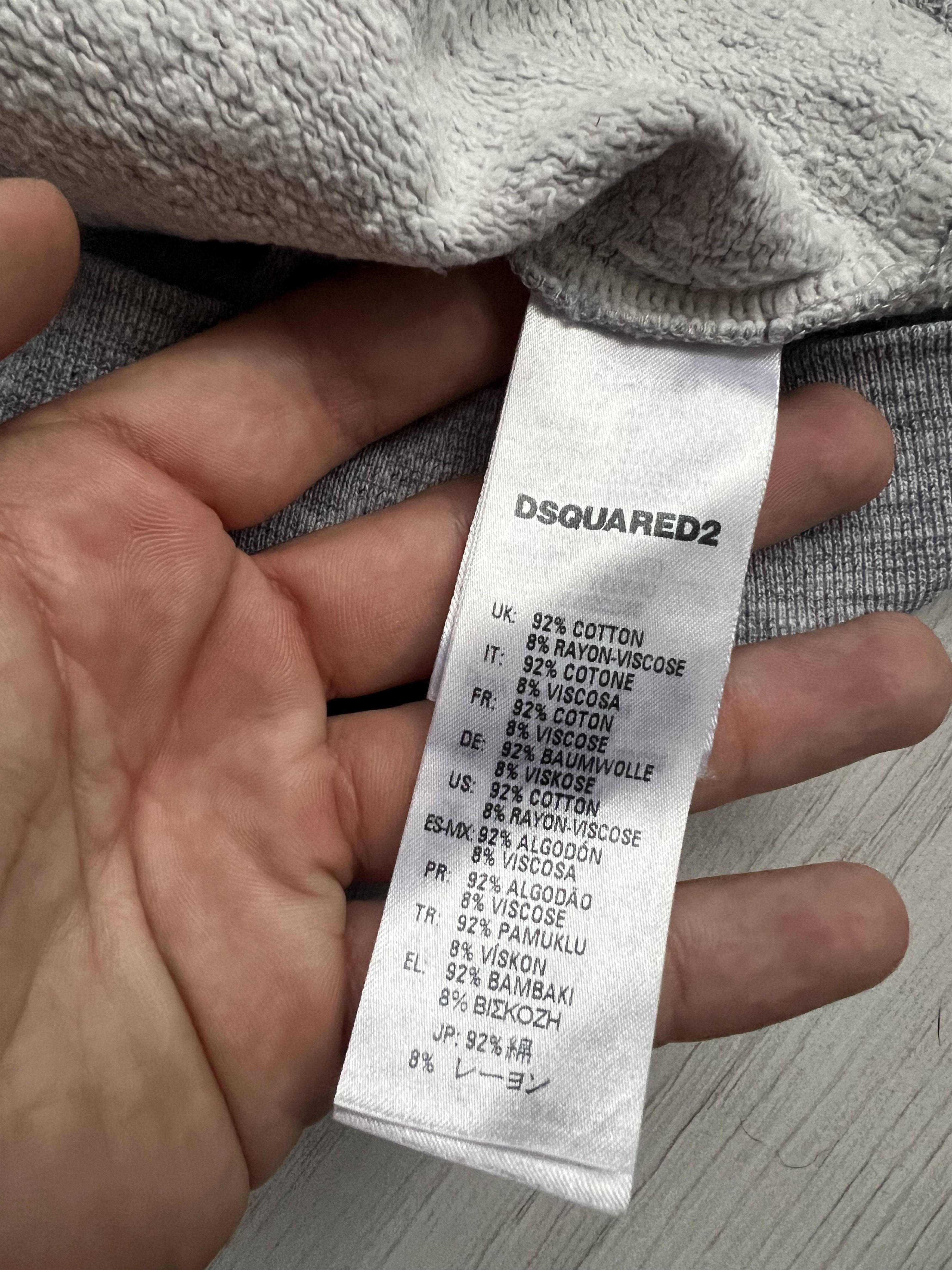 Dsquared2 Dsquared2 Kids Logo Print Hoodied Sweatshirt Grey 16Y Size US XXS / EU 40 - 3 Thumbnail