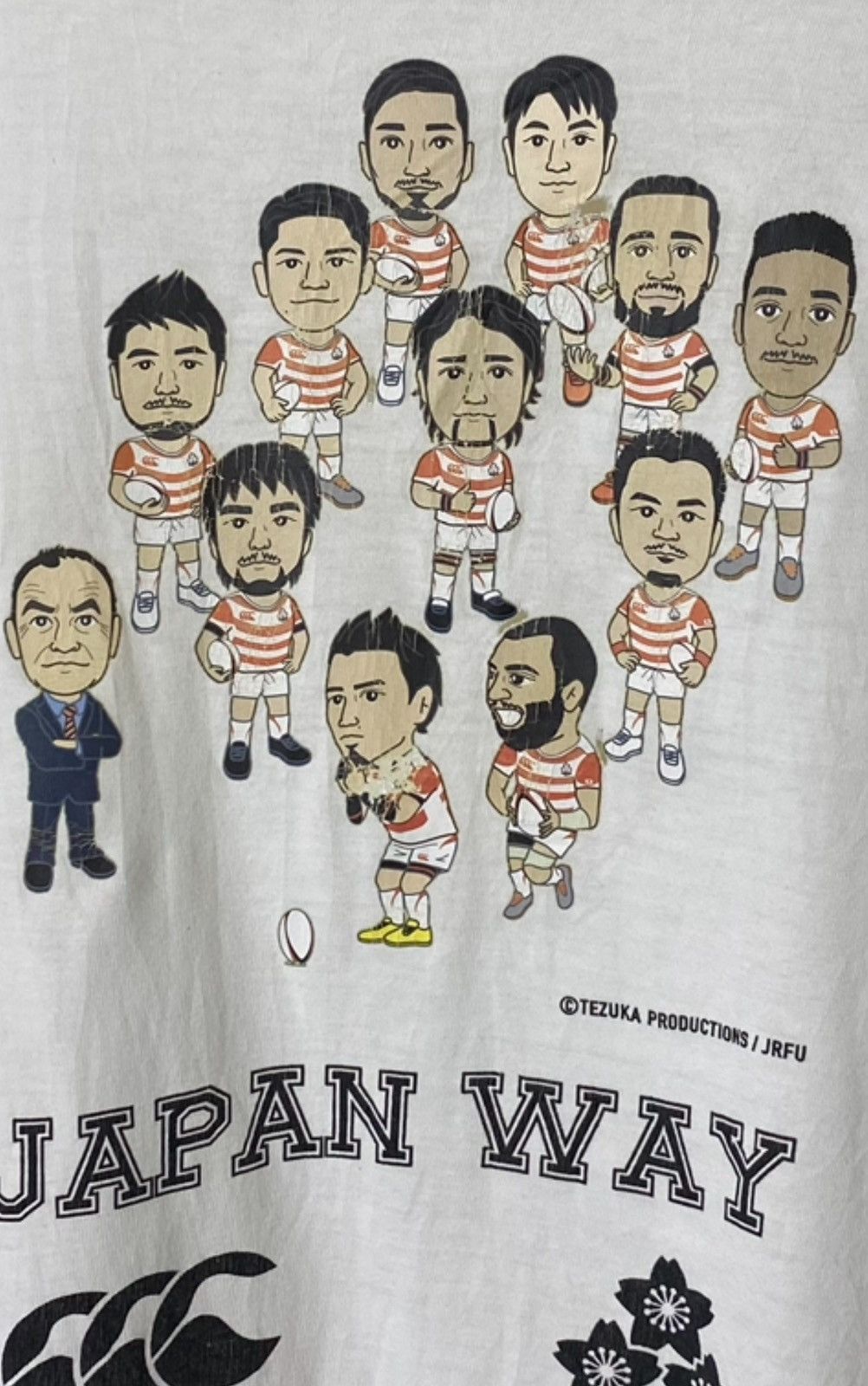 Canterbury of New Zealand × Vintage Vintage Canterbury JRFU x Tezuka Productions Tee Rare Size US L / EU 52-54 / 3 - 2 Thumbnail