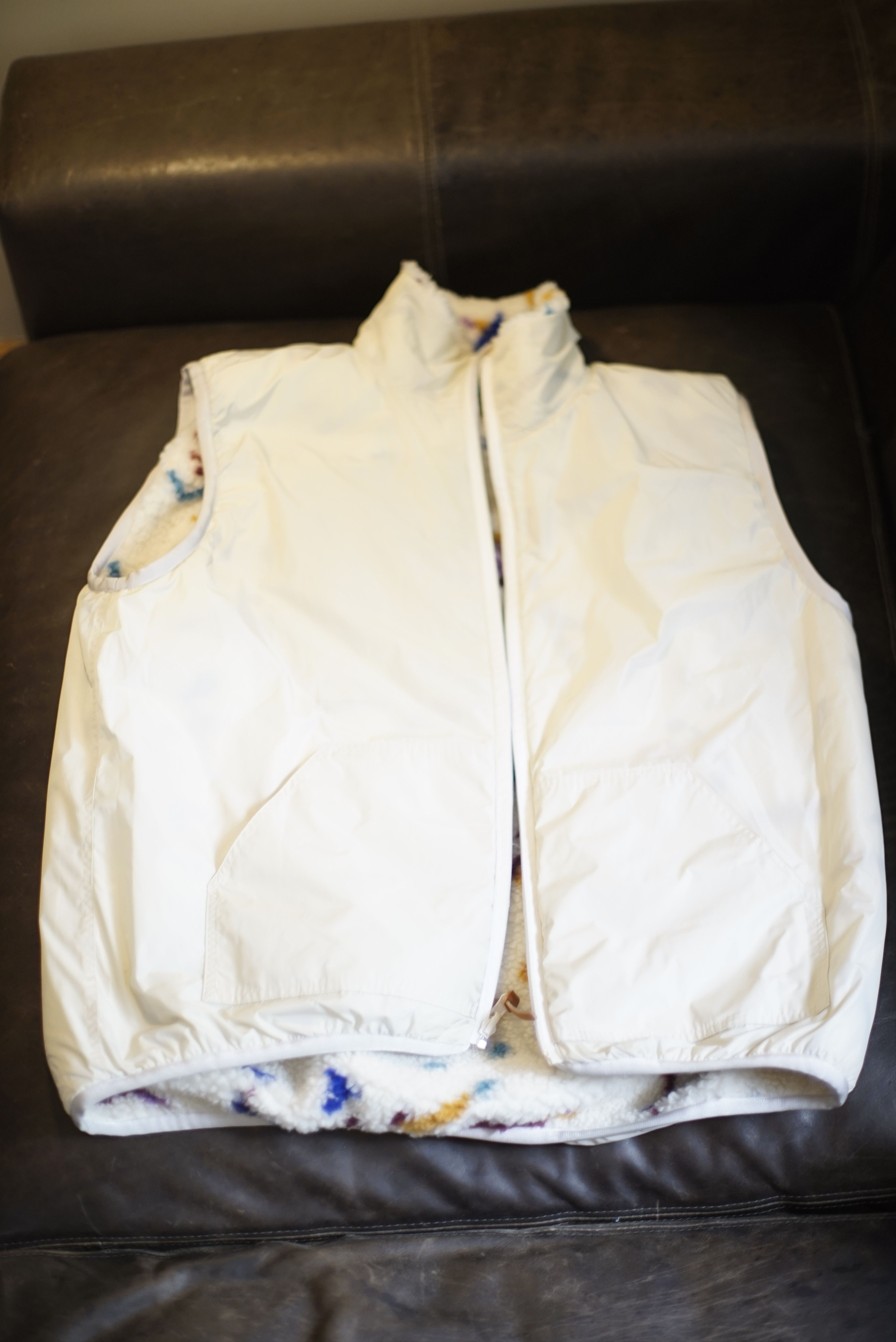 John Elliott JOHN ELLIOTT White Memphis Jacquard Multicolor Vest Size L Size US L / EU 52-54 / 3 - 3 Thumbnail