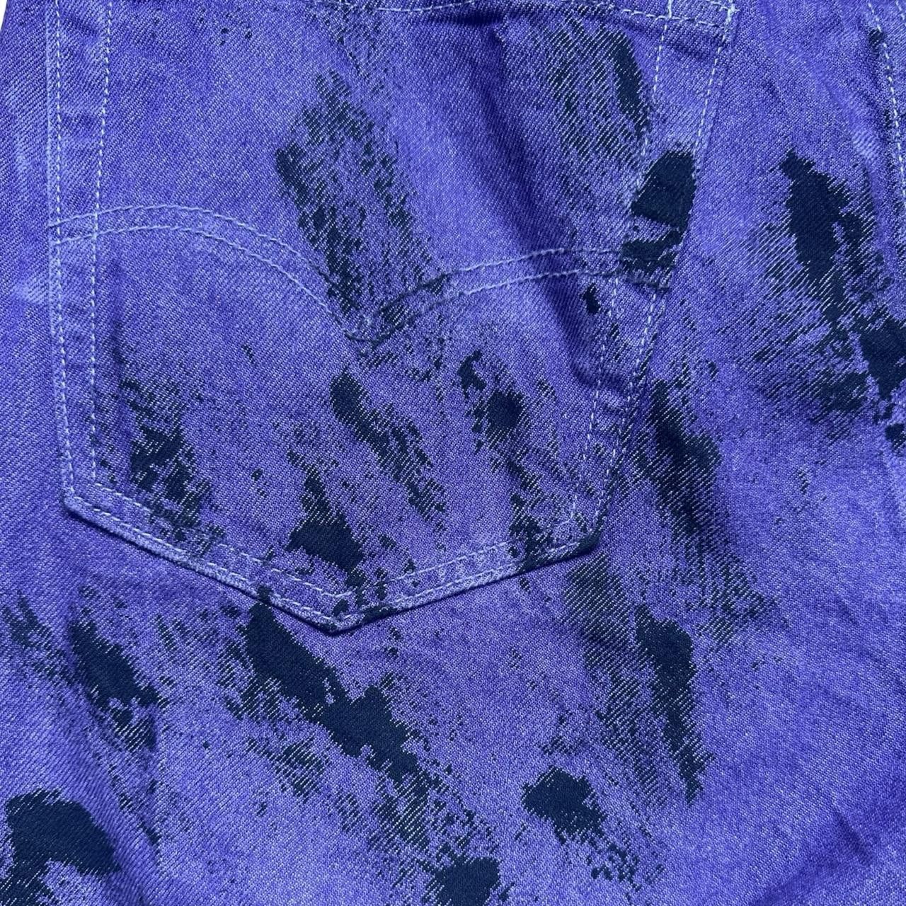 Levi's ASTROBOI* Levis Purple & Black Snake Print Denim Shorts _ 34 Size US 34 / EU 50 - 7 Thumbnail