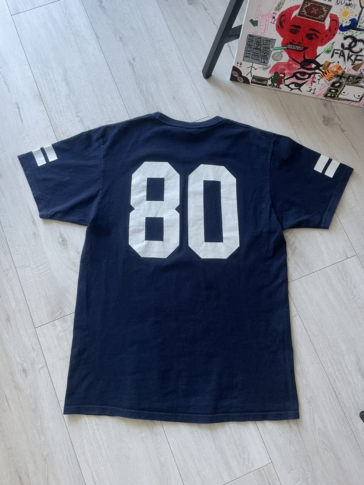 Stussy Vintage 00’s Stussy #80 T-Shirt Dark Blue RARE Size US L / EU 52-54 / 3 - 2 Thumbnail